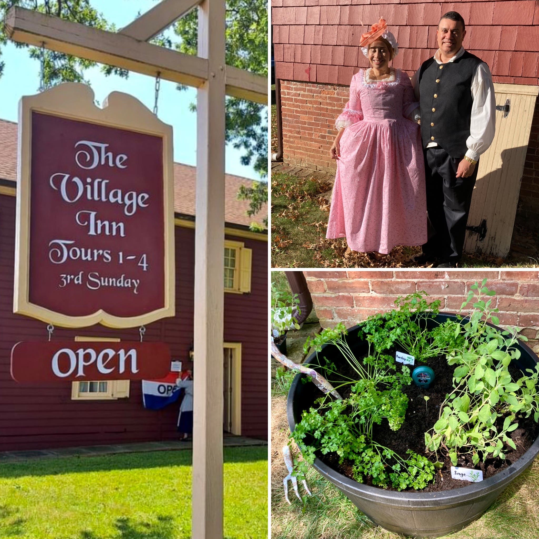 Aug 18 | Tours of The Village Inn & The NEW Colonial Herb Garden ...