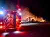 Cherokee County firefighters respond to a business fire Thursday in Waleska.