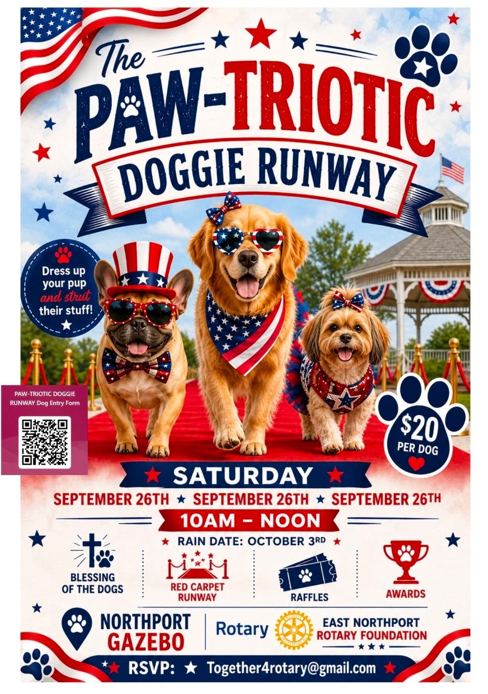 The Paw-Triotic Doggie Runway