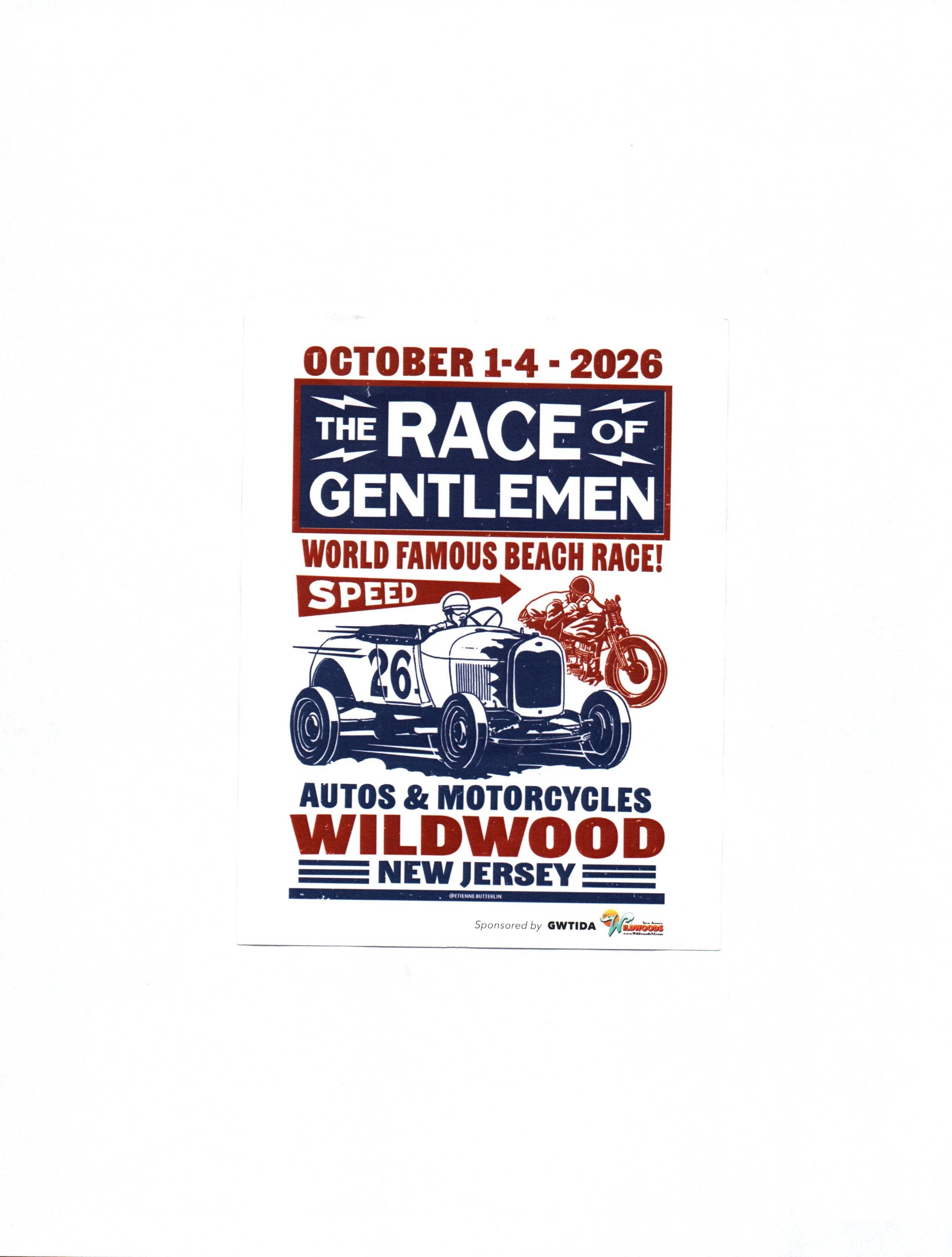 The Race Of Gentlemen Sat & Sun Oct. 3 & 4, 2026