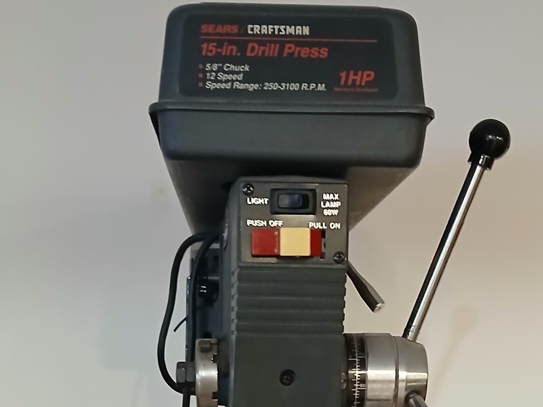 Craftsman 1HP, 15 inch Drill press