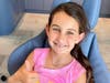 A patient visiting Bryn Mawr Orthodontics. 