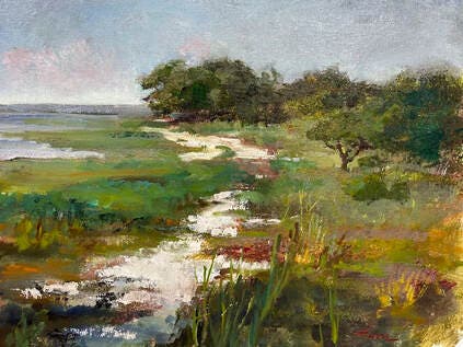 Shauna Shane, demonstrates “Painting Successful Landscapes in Oil”