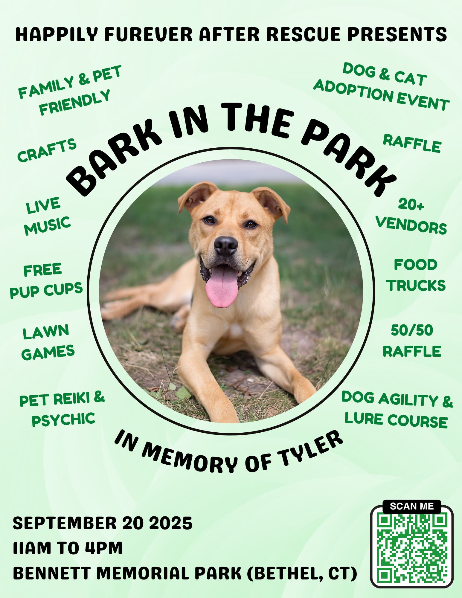 Bark in the Park: In Memory of Tyler