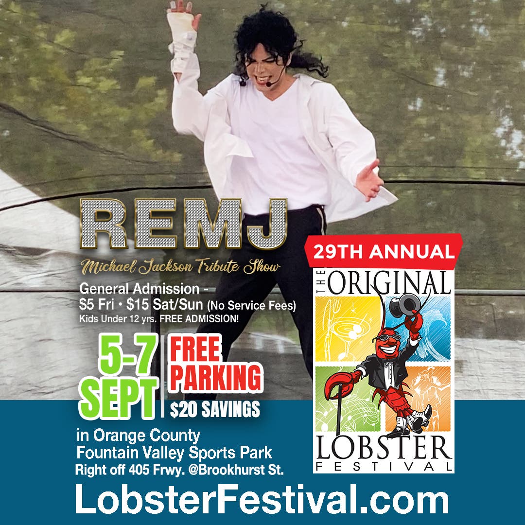 29th Original Lobster Festival - Sept. 5-7, 2025 - Free Parking! REMJ playing Sat & Sun.