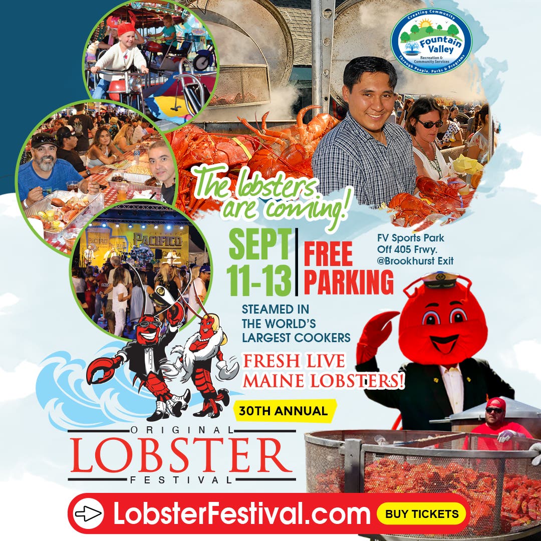 30th Original Lobster Festival - Sept. 11-13, 2026 - Free Parking!