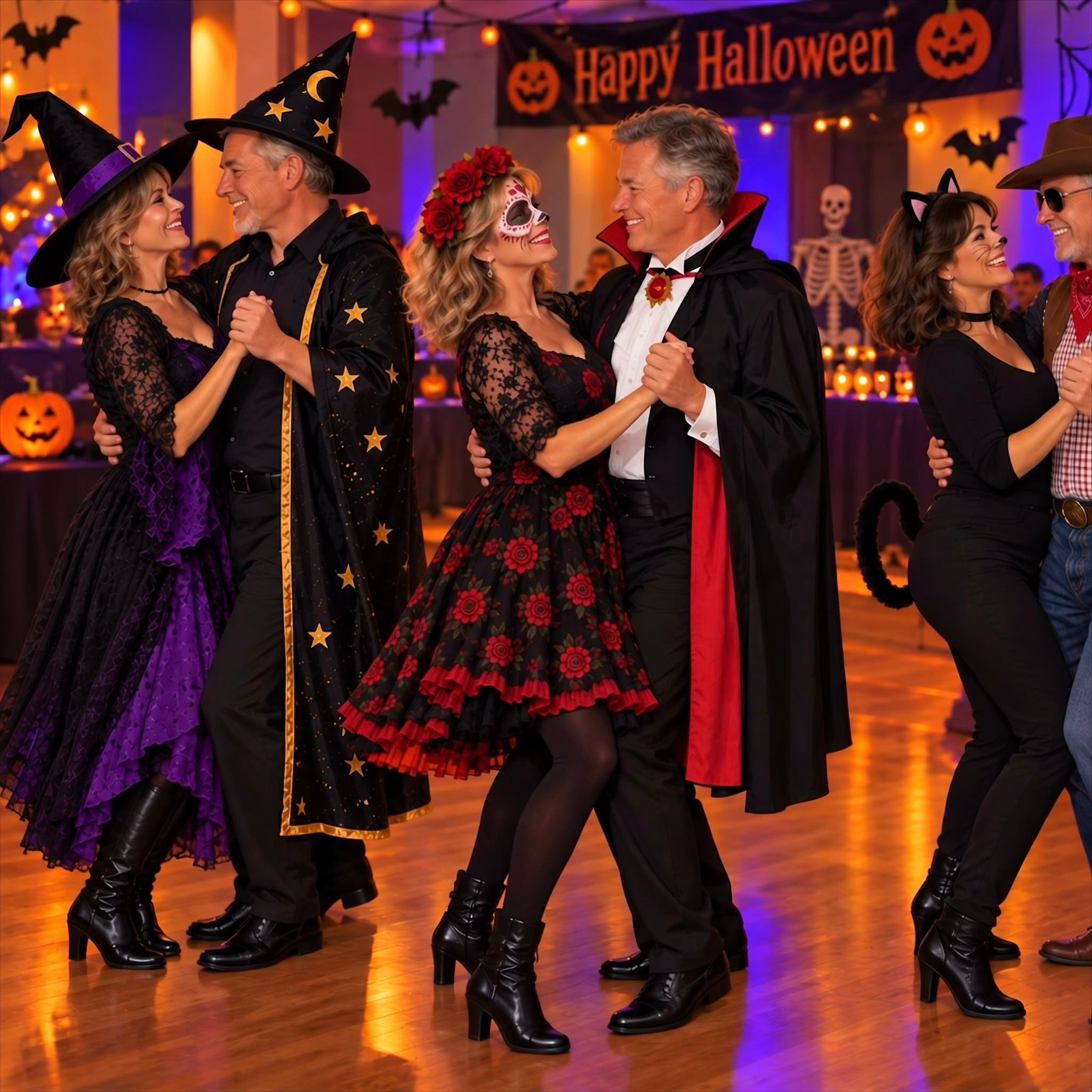 SINGLES OVER 50 & 60+  "Halloween Mingle and Dance Party"