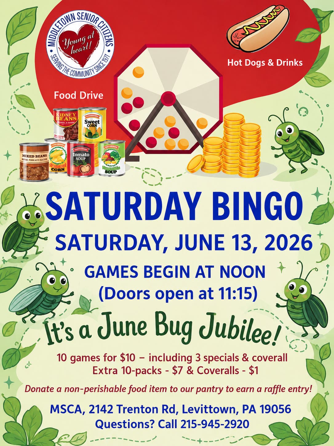 Saturday Bingo: It's A June Bug Jubilee!