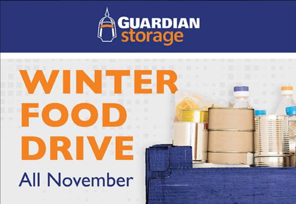 Guardian Storage Food Drive