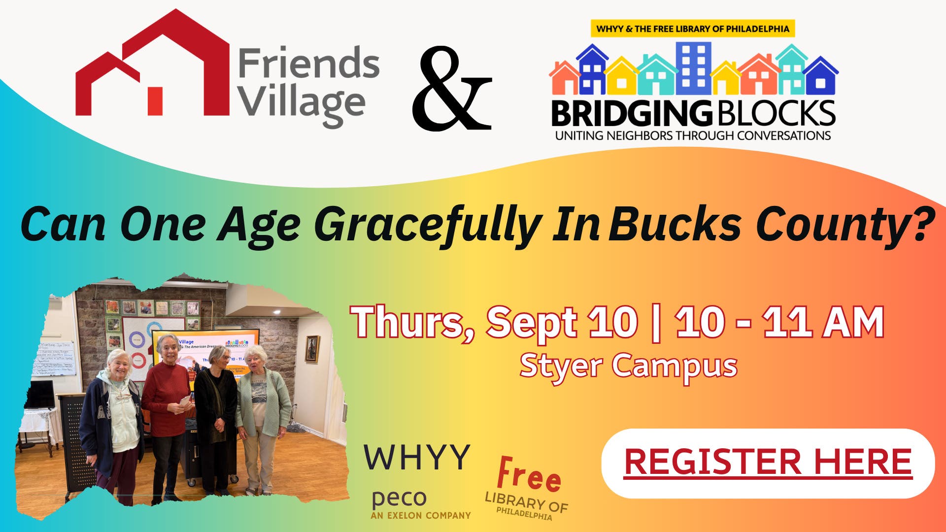 WHYY Bridging Blocks: Can One Age Gracefully in Bucks County?