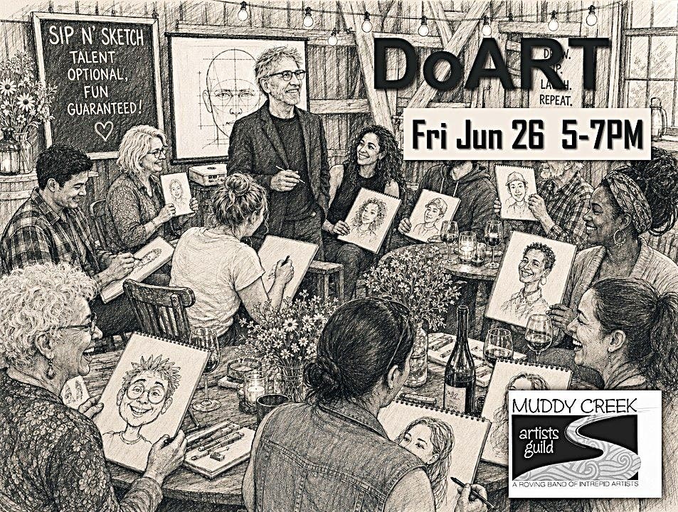 Sip and Sketch DoArt with Jay Anderson