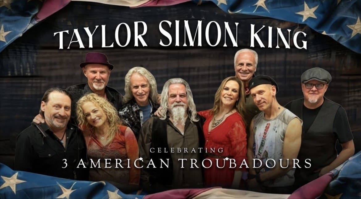 Taylor Simon King - A Tribute To 3 American Troubadors