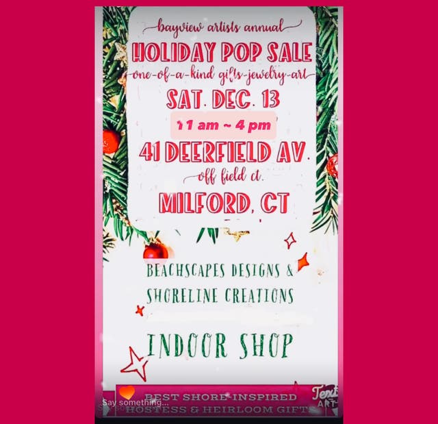 Dec 13 | Milford Artists Annual Holiday Sale | Milford, CT Patch
