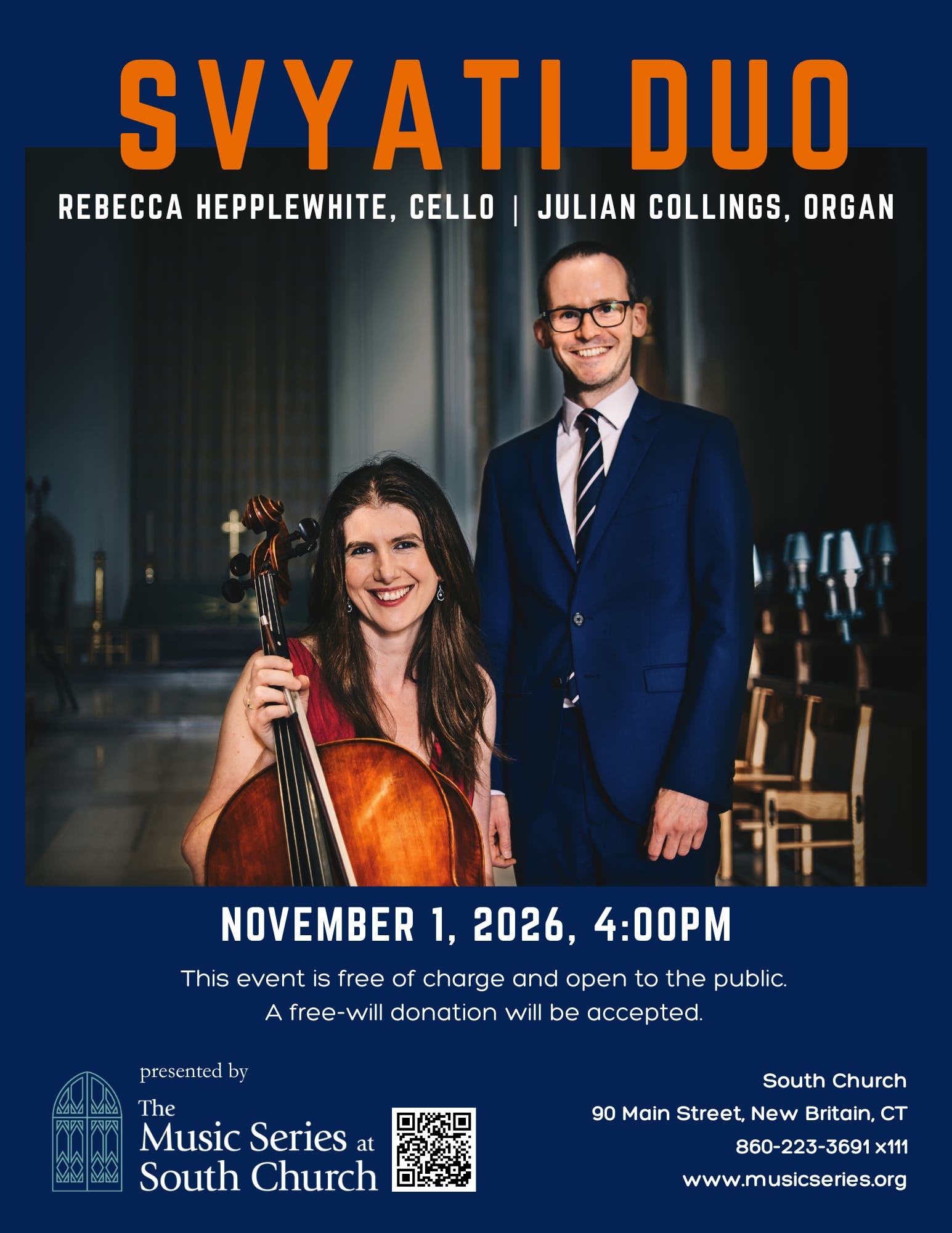 Svyati Duo- Free Cello and Organ Concert