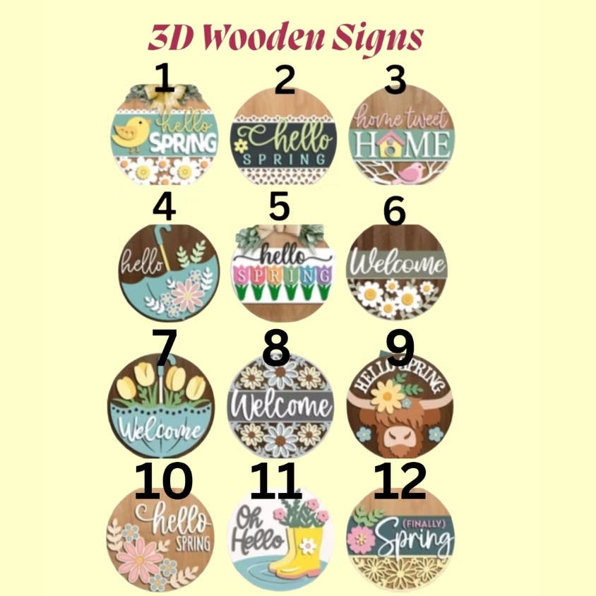 3D signs : Create Your Own (July)