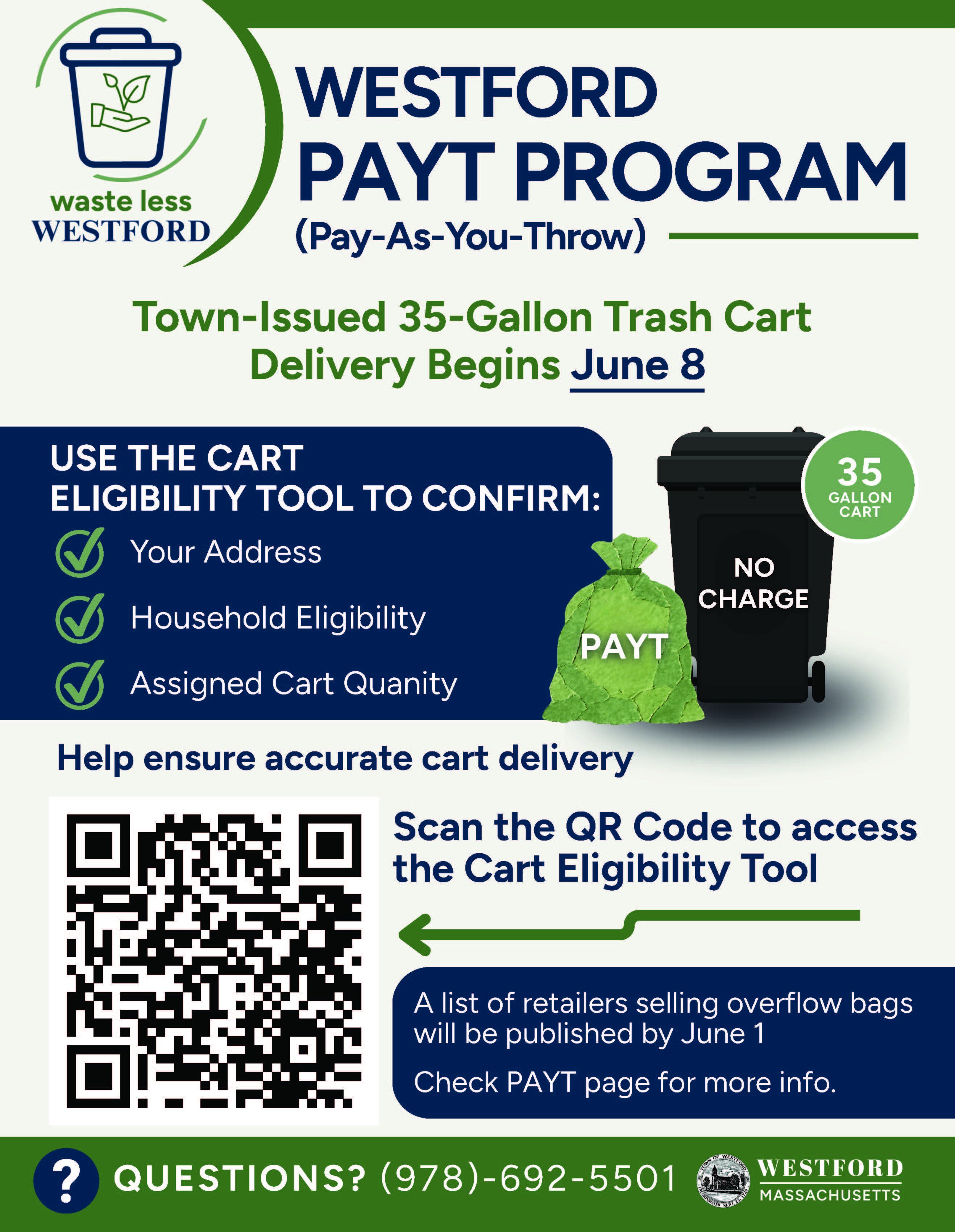 Pay-As-You-Throw Trash Carts begin delivery