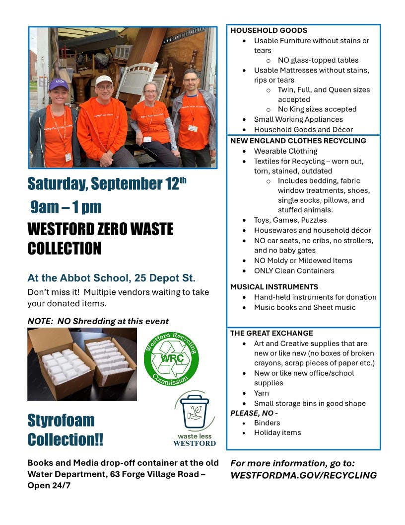 Zero Waste and Electronics & More Collections