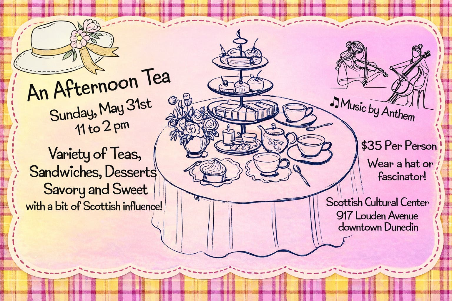 An Afternoon Tea with Anthem by Music