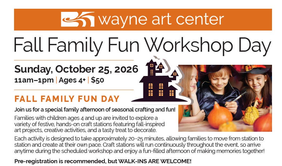 Fall Family Fun Workshop Day