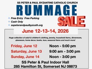 SS Peter & Paul Indoor Rummage Sale