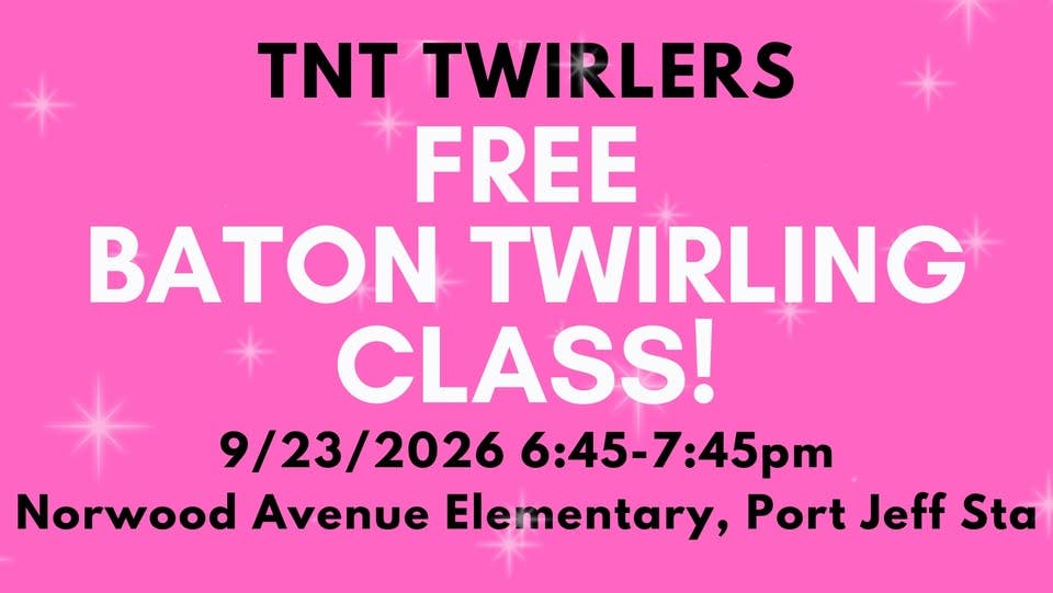 Free Baton Twirling Class w/ TNT Twirlers