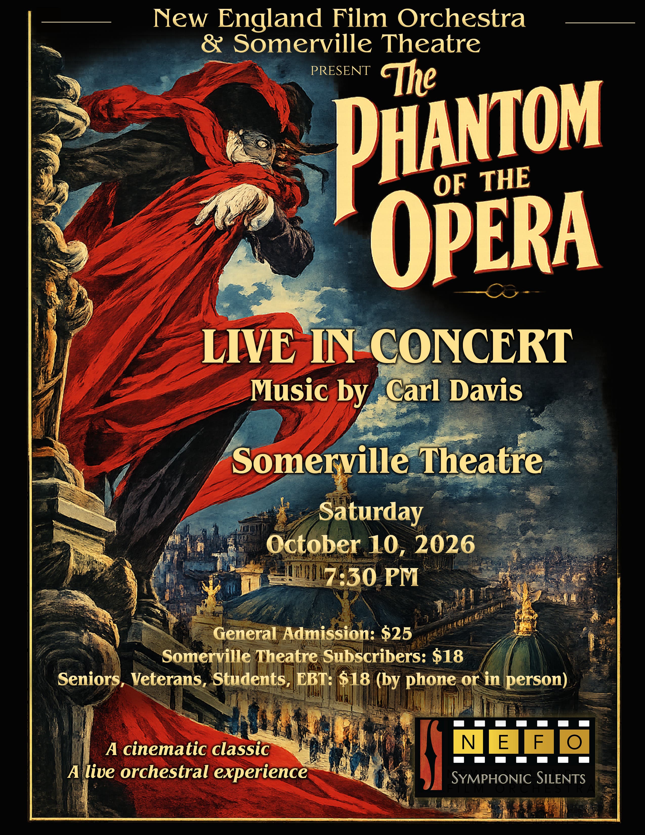 Phantom of the Opera with LIVE Orchestra