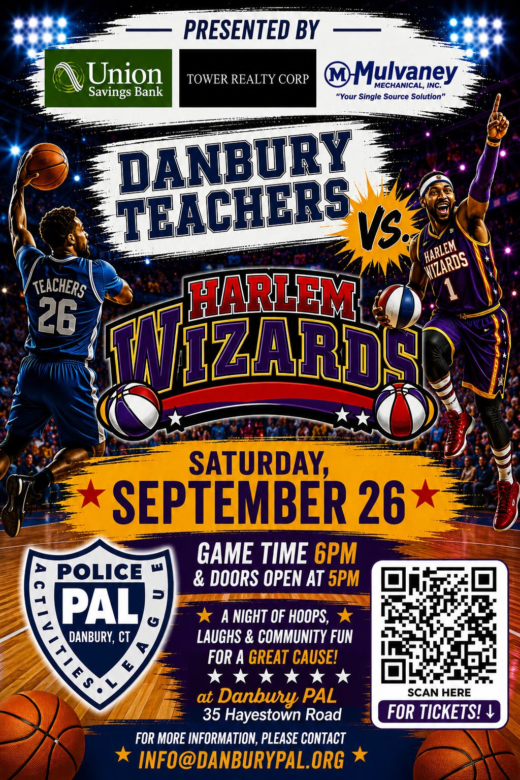 Danbury Teachers vs. Harlem Wizards
