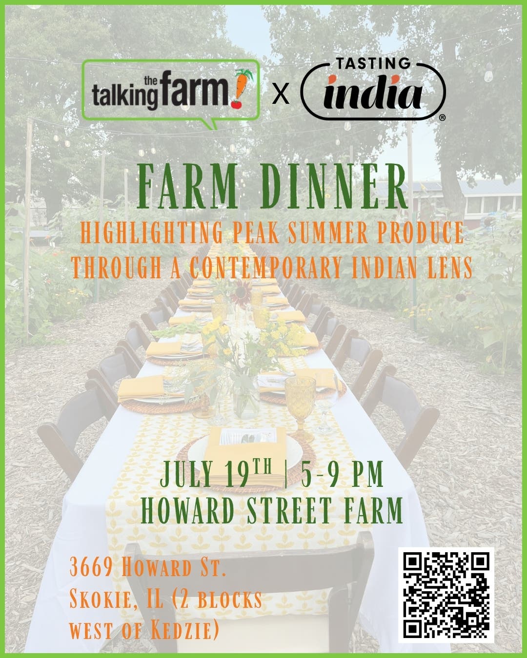 The Talking Farm X Tasting India Farm Dinner