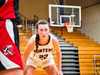 Senior Kaya Osinski during the game against Bradley-Bourbonnais