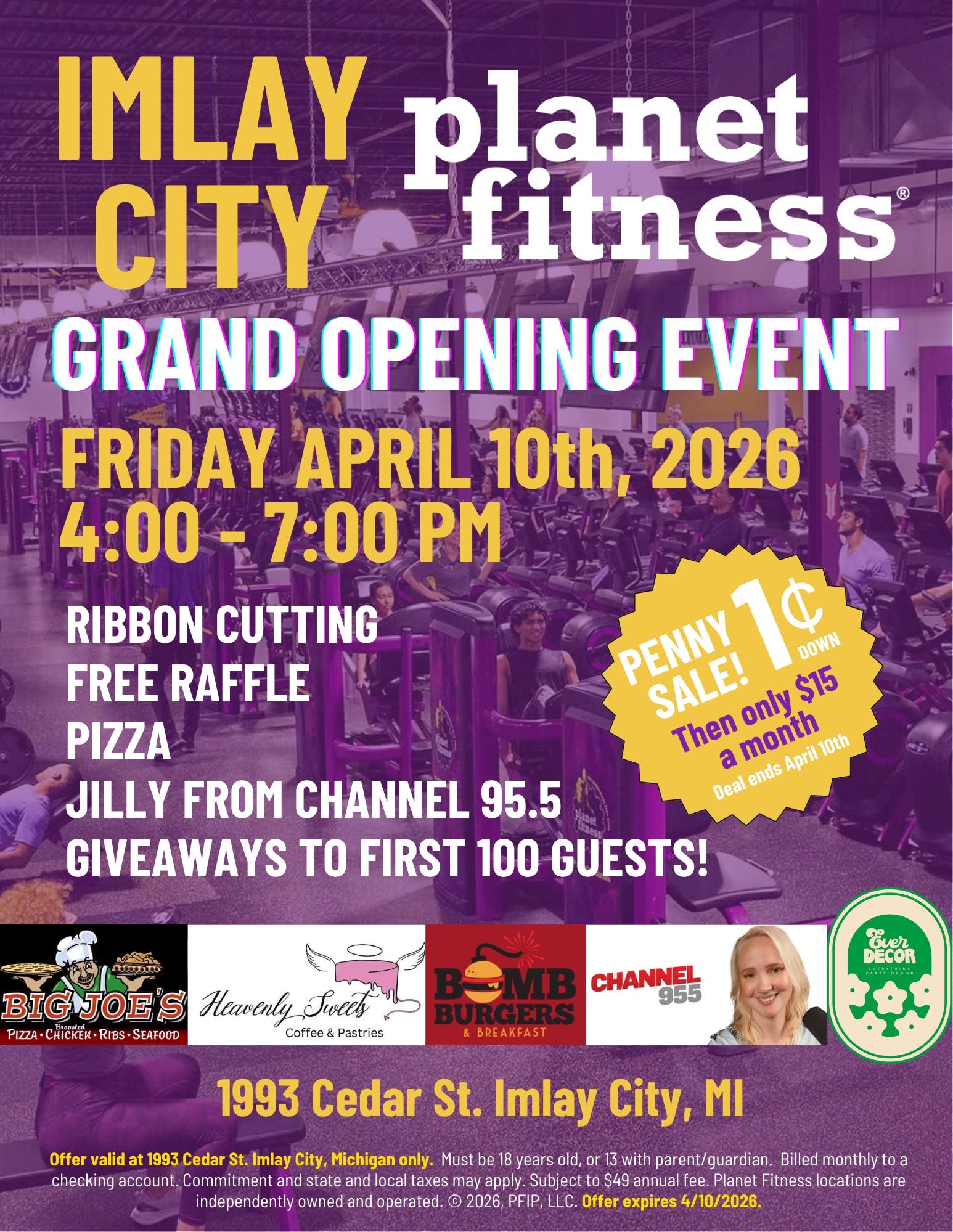Imlay City Planet Fitness Grand Opening