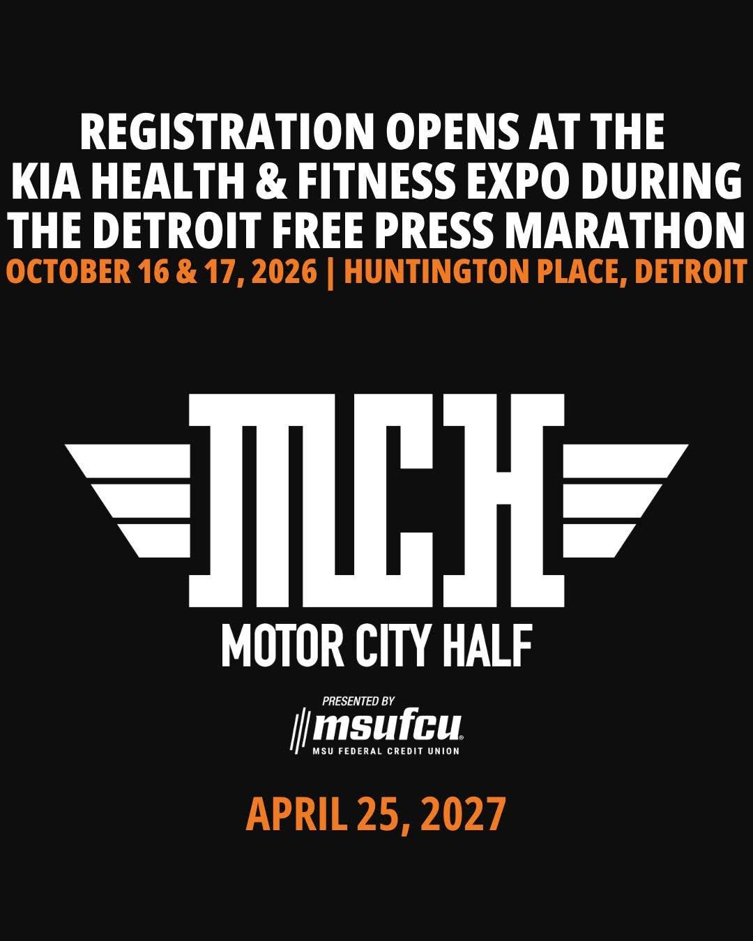 Motor City Half Marathon Registration Opens!