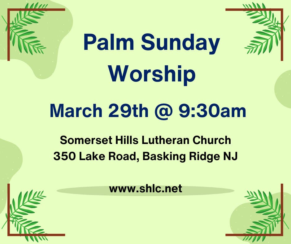 Palm Sunday