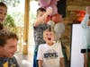 Children enjoyed a variety of fun games throughout the afternoon, including the infamous "donut eating" contest.