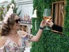 One of the the guest's favorite surprises of the evening was a custom-made, "Ring for Rose" wall. Milton resident and host committee member, Melissa Morris, raised a glass to toast the inaugural event.