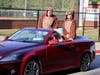 Why bring only one bear mascot, when you can have TWO? Two CHS teachers registered to march in bear costumes, but wound up enjoying a free ride, instead!
