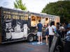 Food trucks brought a delicious array of options to hungry guests. 