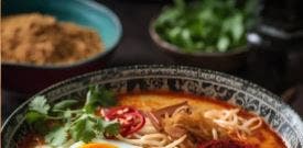 Thai Drunken Noodles & Tom Yum Soup - NYC