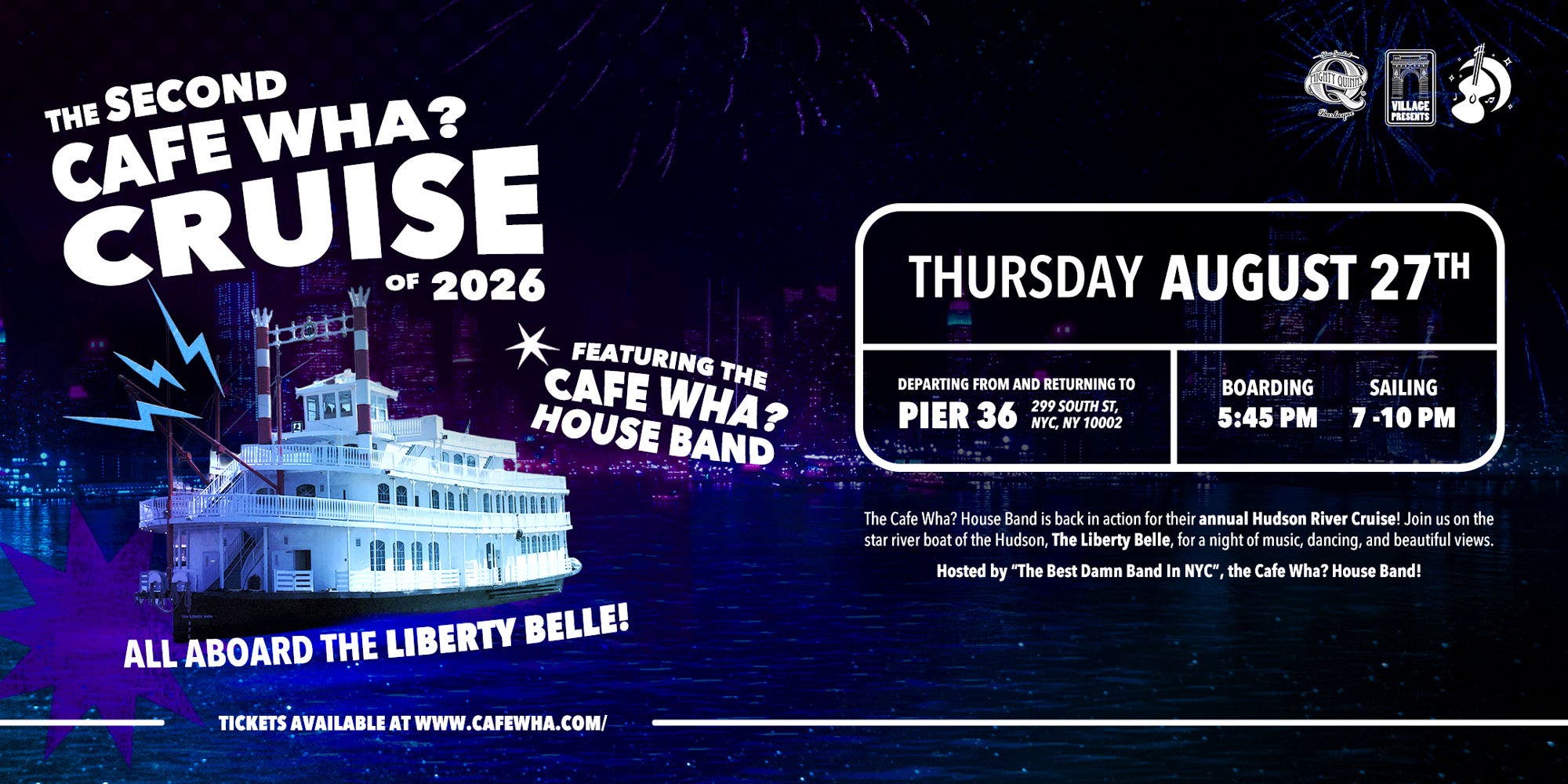 The Cafe Wha? Cruise feat. The Cafe Wha? House Band