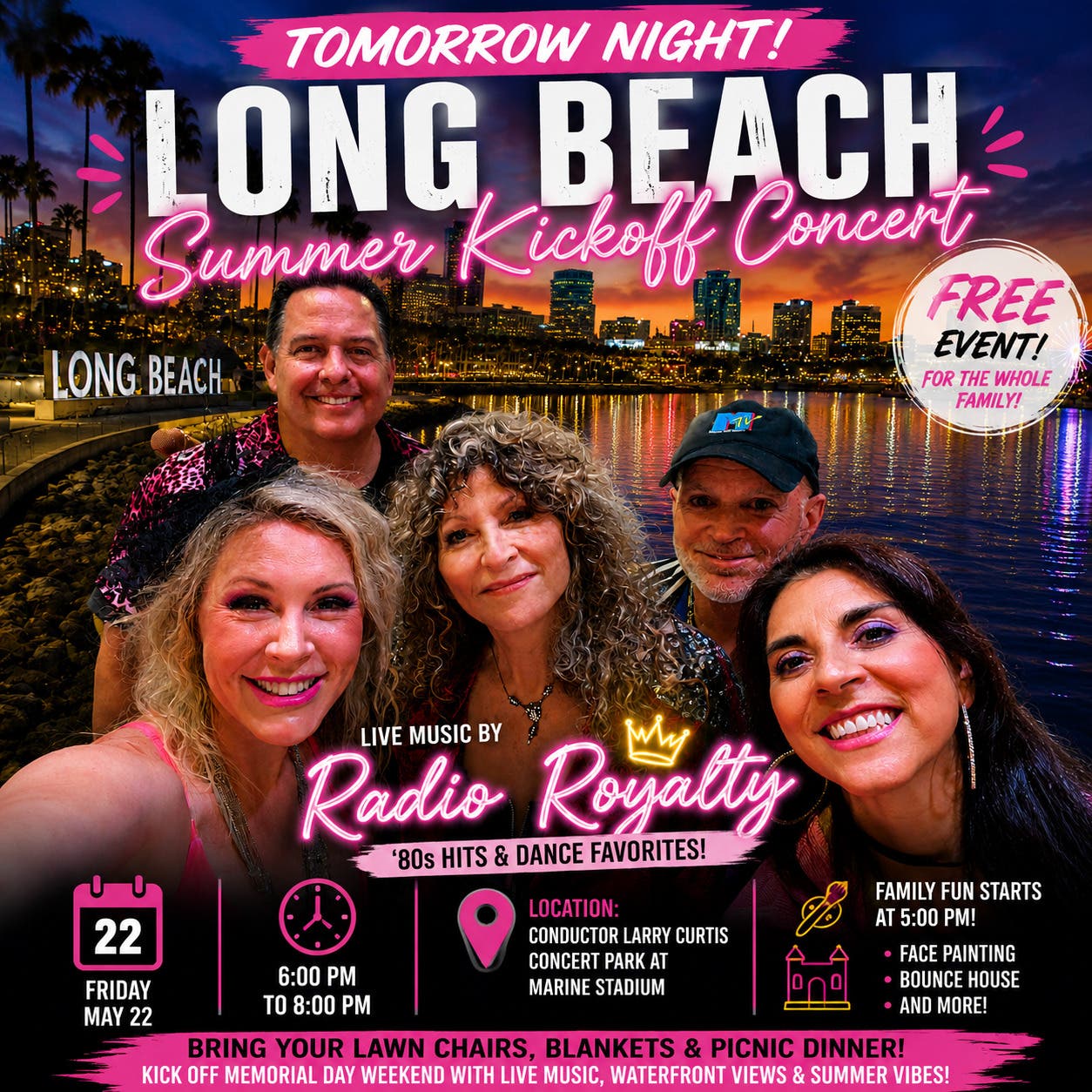 Free Concert in the Park in Long Beach This Friday