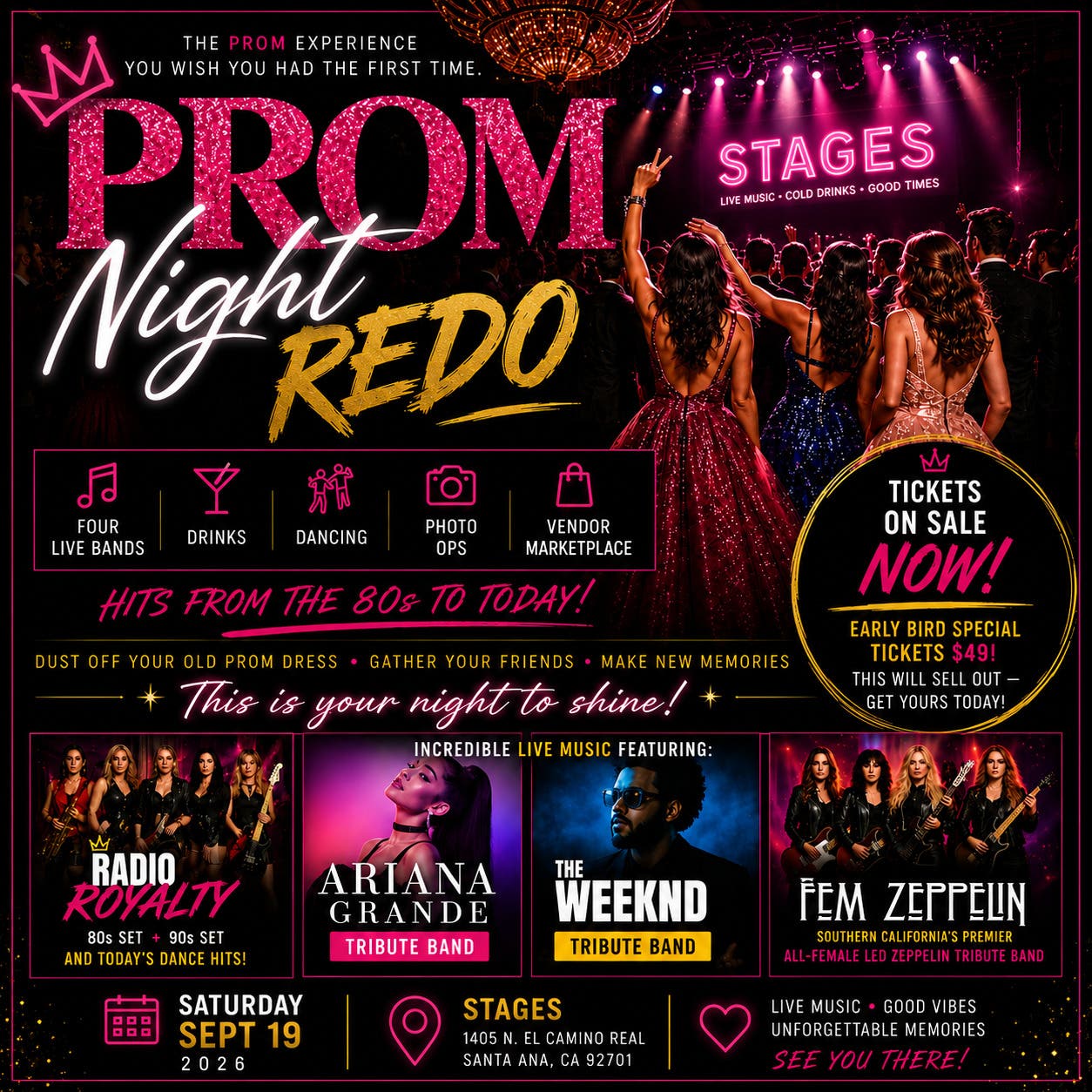 Come Join Us for Prom Night Redo!