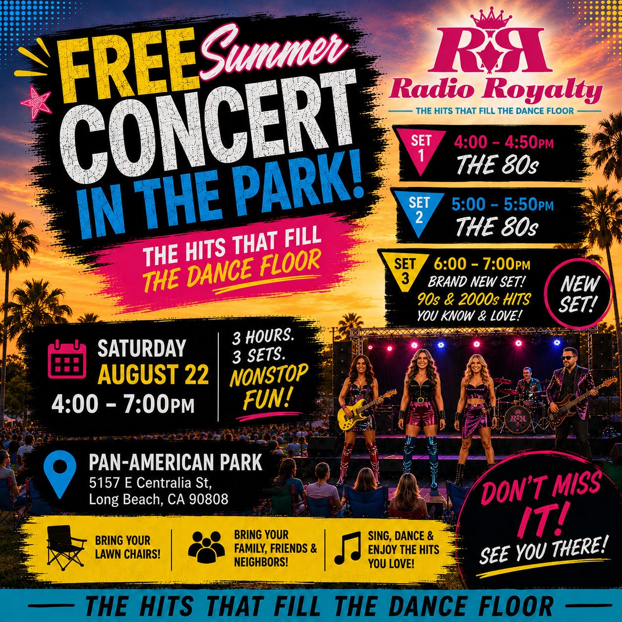 FREE Summer Concert in Long Beach – Live '80s, '90s & 2000s Music in the Park!