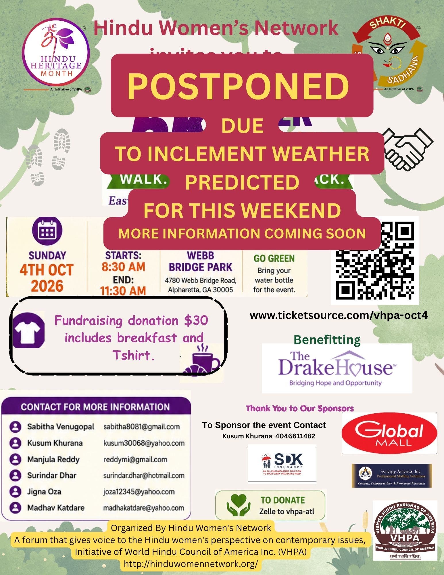 POSTPONED- HWN Annual 5K Family Walk