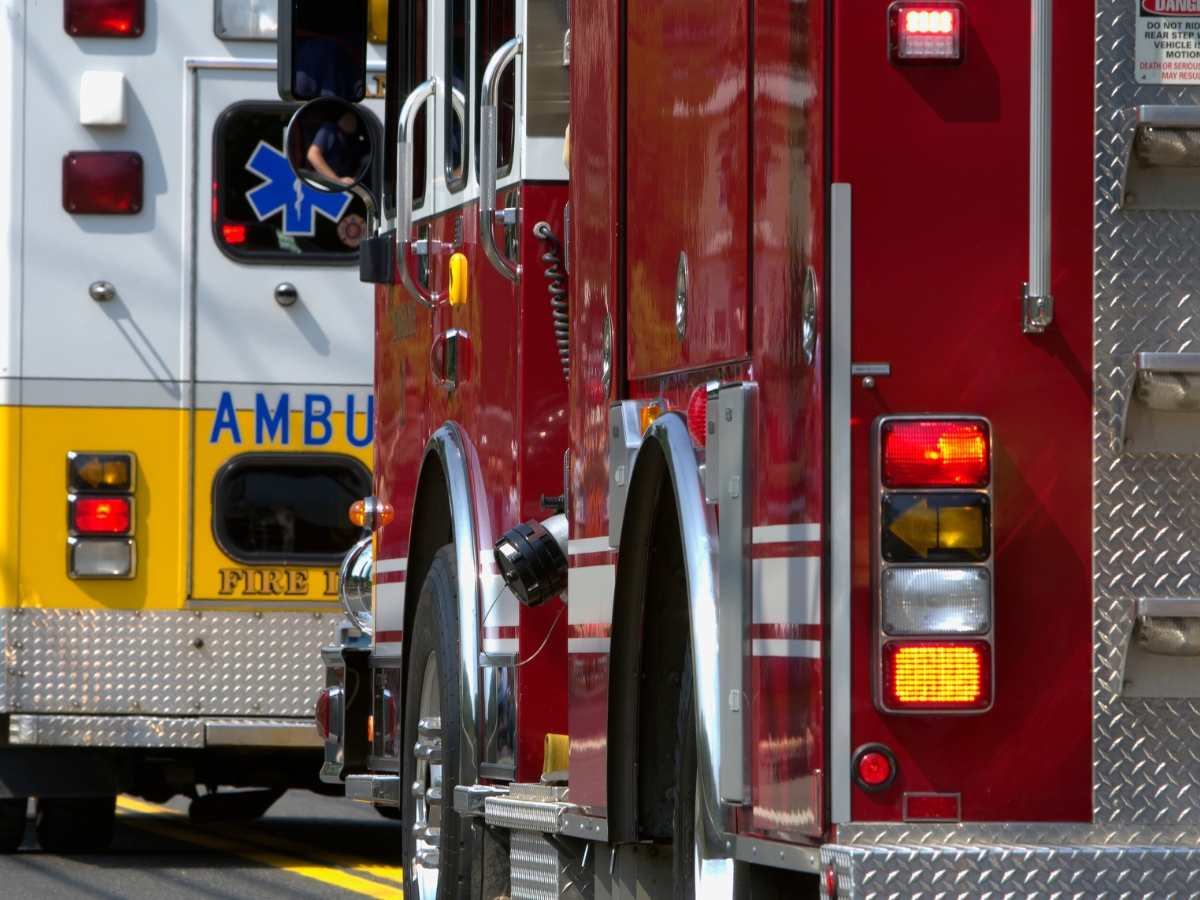 Fire officials added that they believe the woman had been in the vehicle all night.