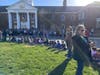 Students of all ages came out to cheer-on the athletes