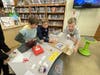 Sixth graders at Pleasantville Middle School made a soccer game driven by computer circuits.