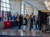 Students try out voting in preparation for their first elections 