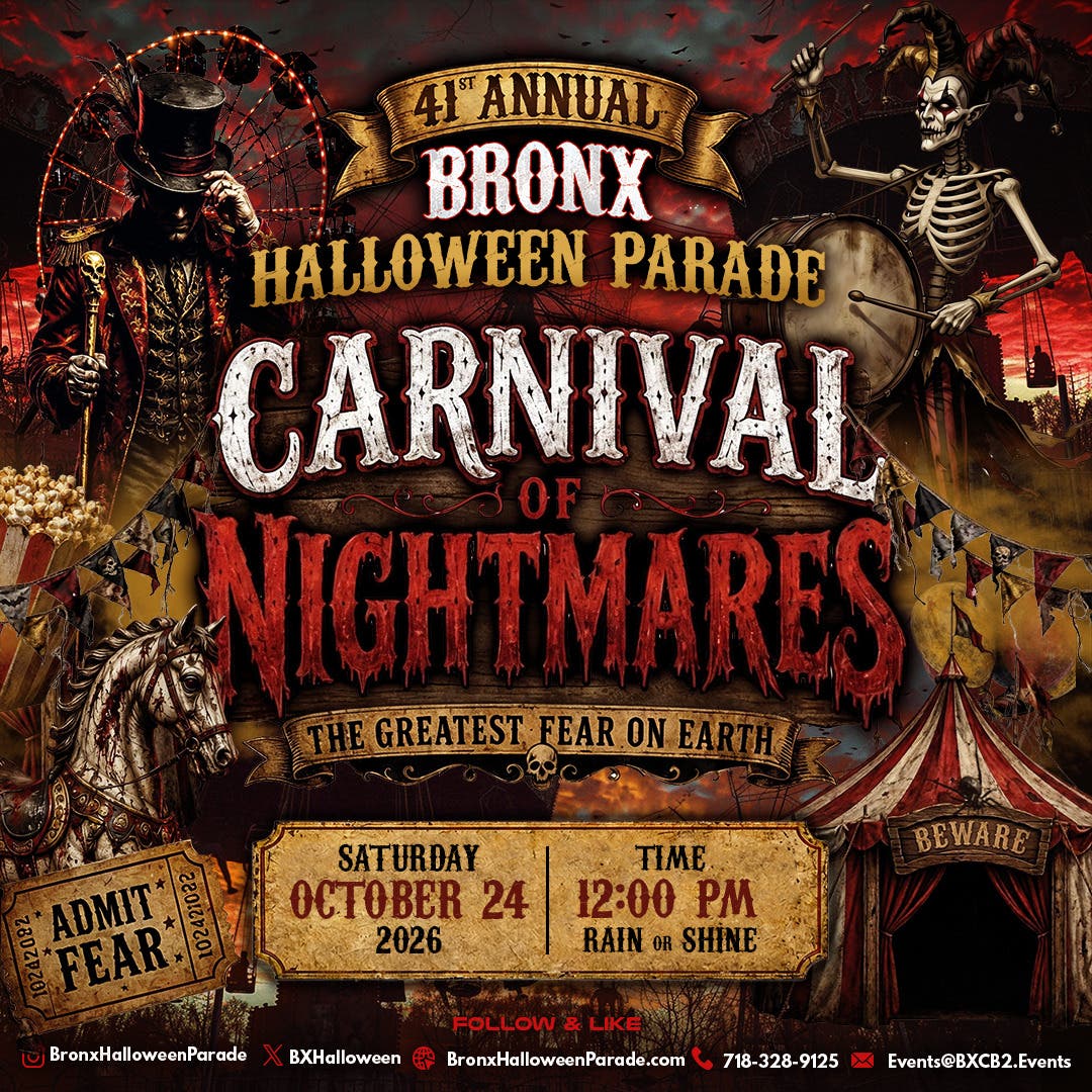 41st Annual Bronx Halloween Parade 2026