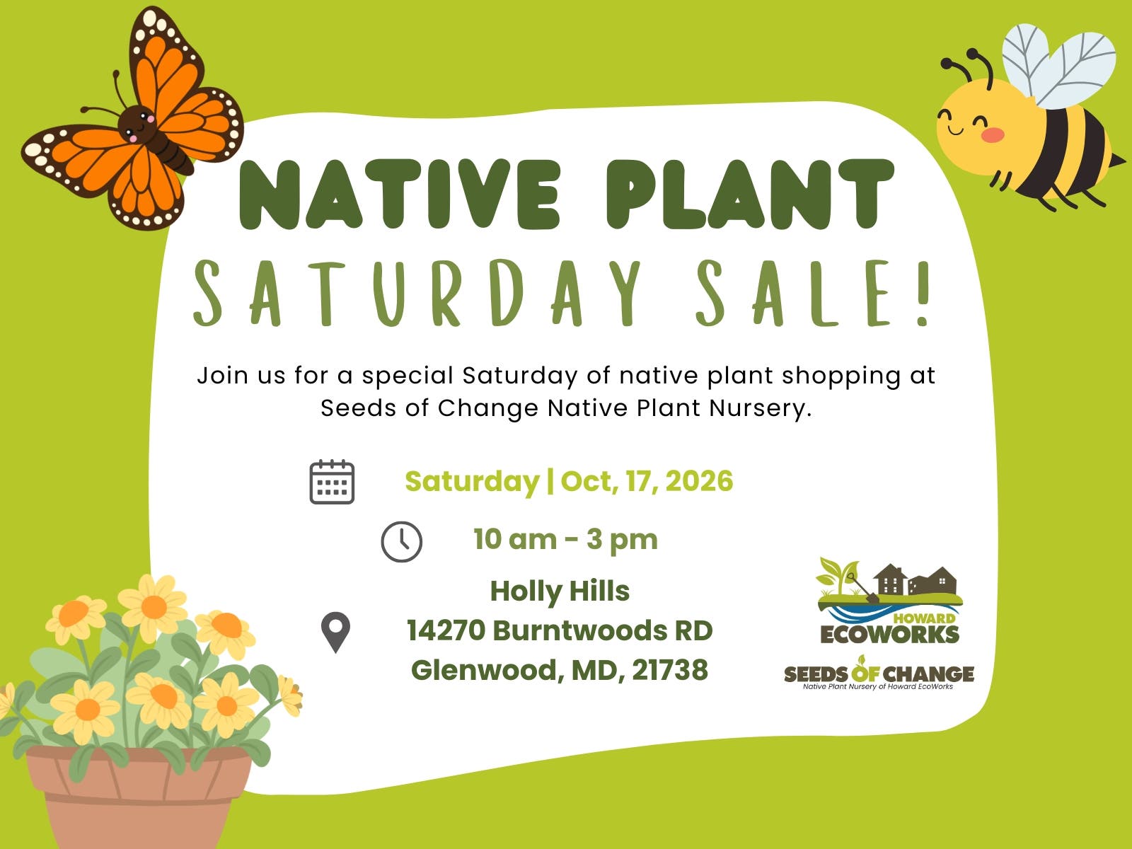 Saturday Native Plant Sale