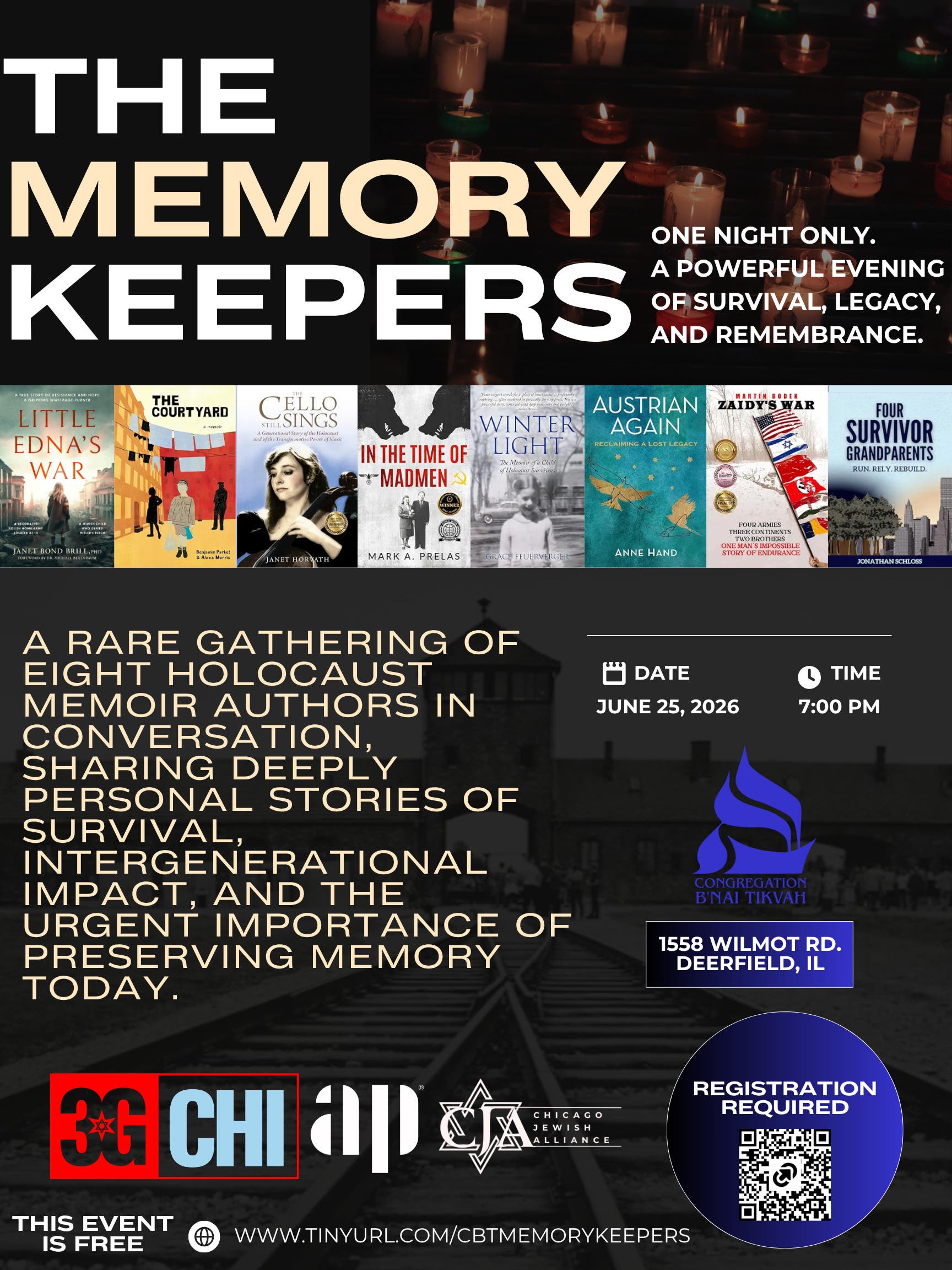 The Memory Keepers: An Evening with Holocaust Memoir Authors