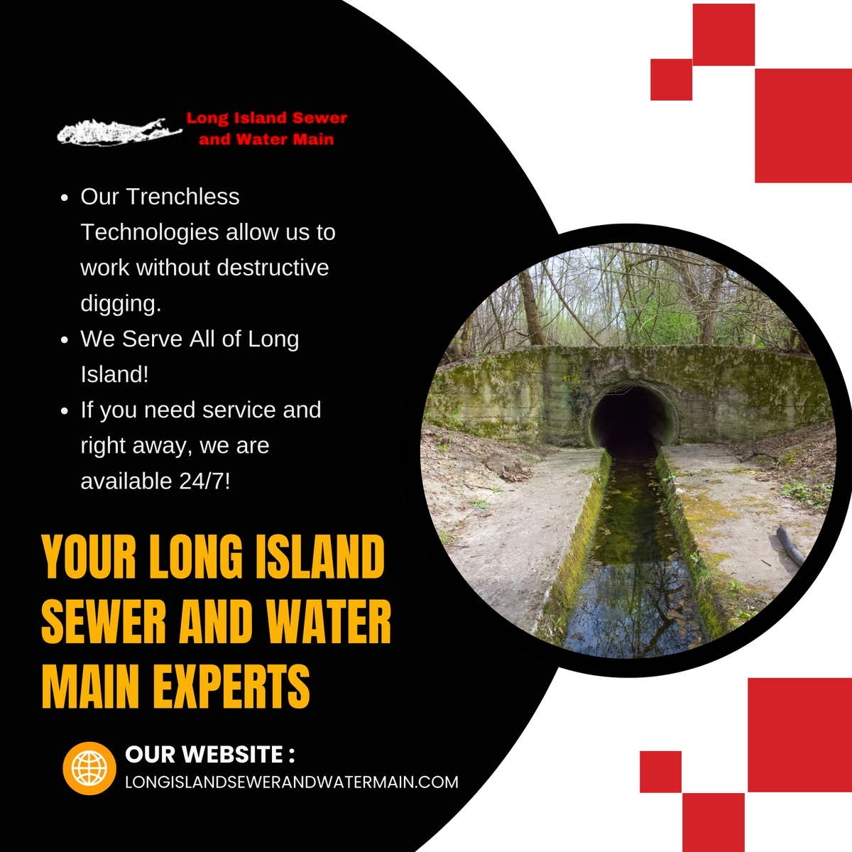 Long Island Water and Sewer Main